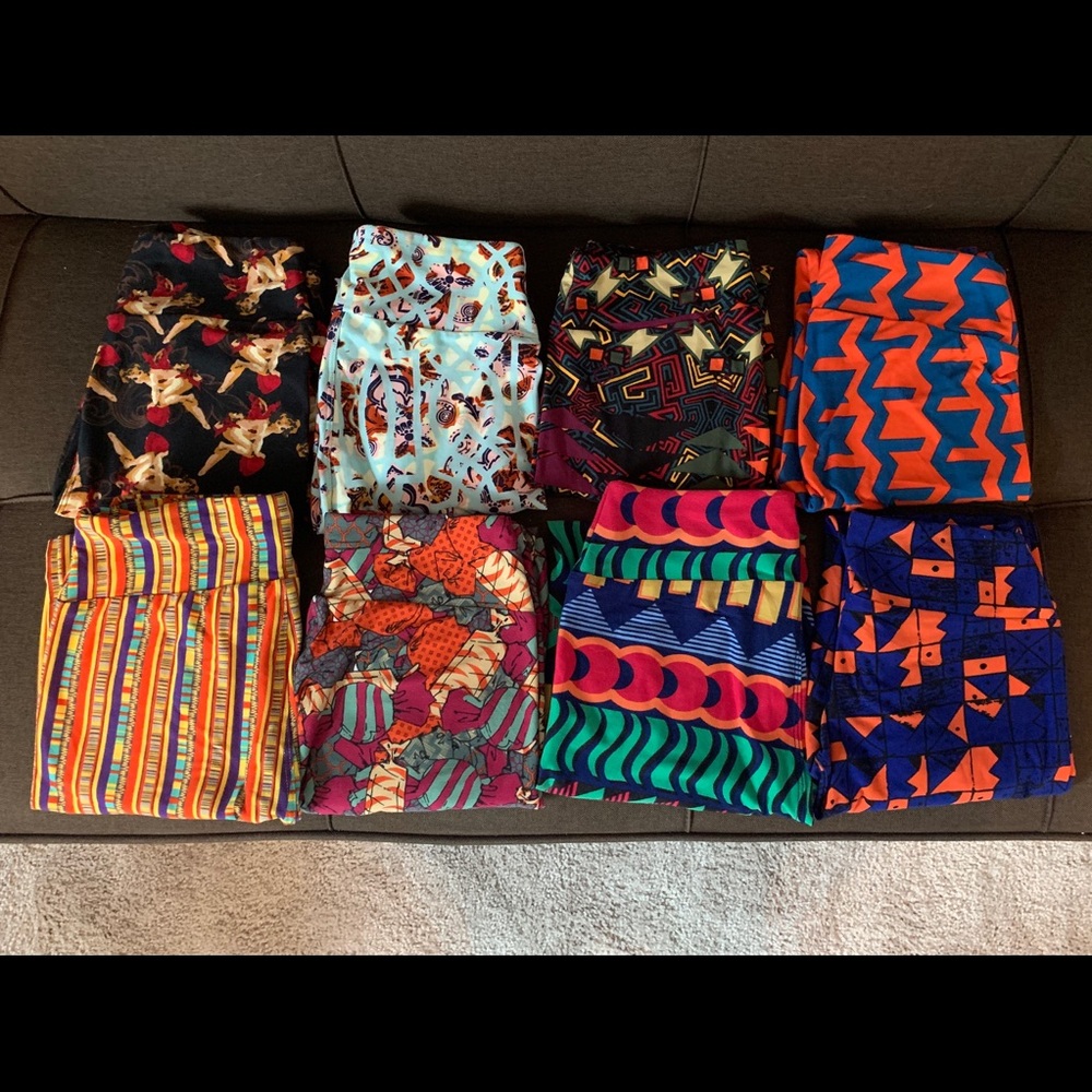LuLaRoe leggings multi color